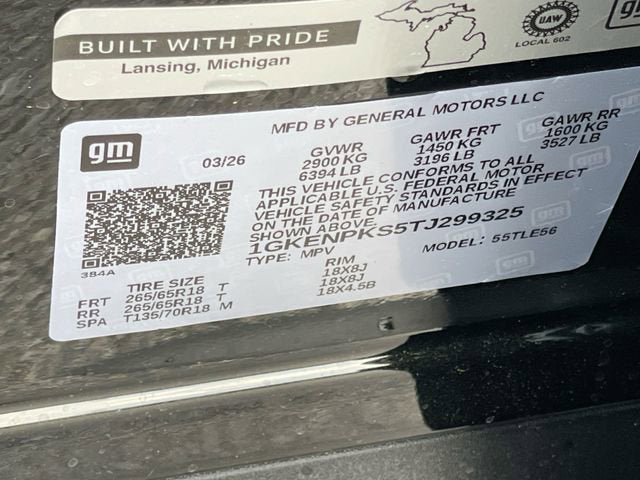2026 GMC Acadia AT4