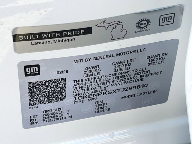 2026 GMC Acadia AT4