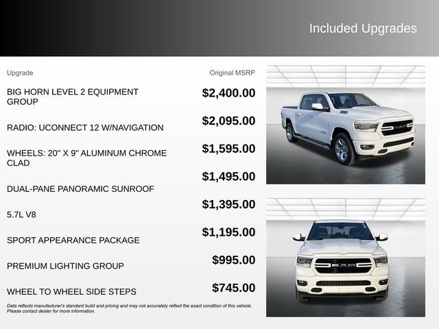 2019 RAM 1500 Big Horn/Lone Star