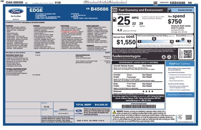 2019 Ford Edge Titanium