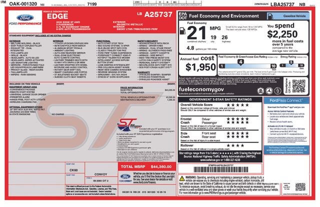 2020 Ford Edge ST