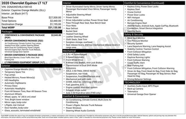 2020 Chevrolet Equinox LT