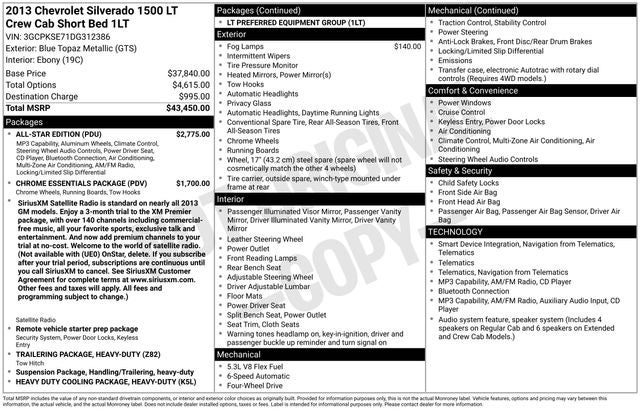 2013 Chevrolet Silverado 1500 LT