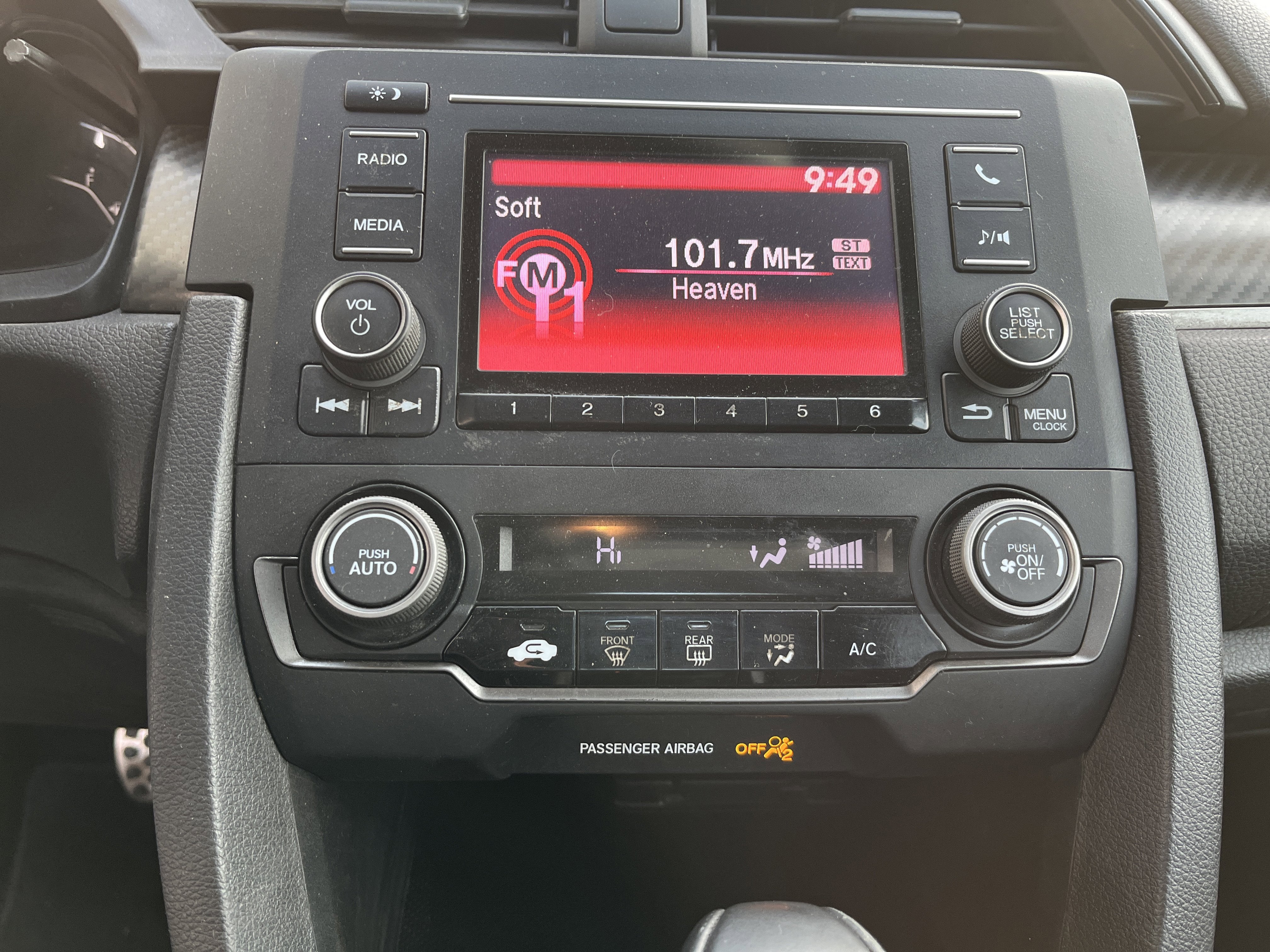 2018 Honda Civic Hatchback Sport