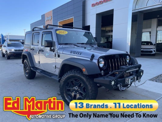 2017 Jeep Wrangler Unlimited Willys Wheeler in Indianapolis, IN - Ed Martin Automotive Group