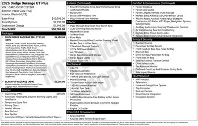 2026 Dodge Durango GT Plus