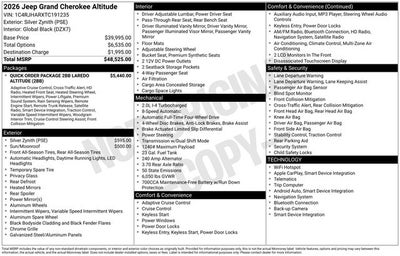2026 Jeep Grand Cherokee Laredo