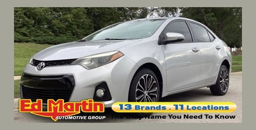 2016 Toyota Corolla S Plus