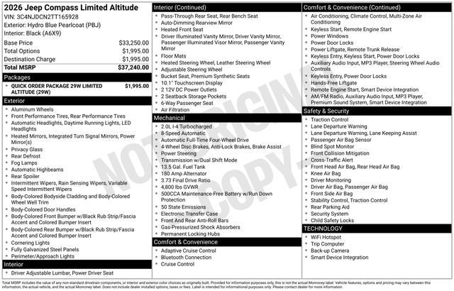 2026 Jeep Compass Limited