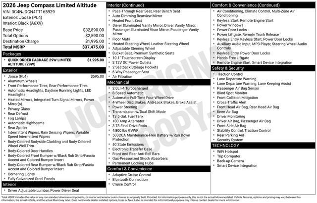 2026 Jeep Compass Limited