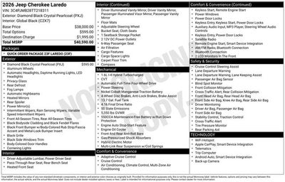 2026 Jeep Cherokee Laredo
