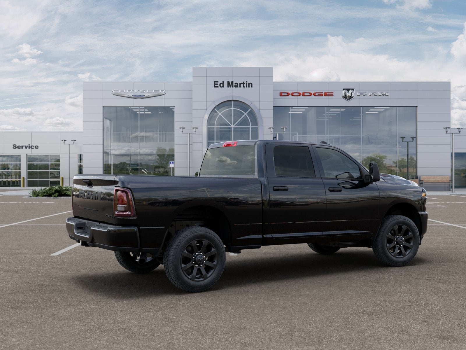 2026 RAM Ram 2500 Black Express 4x4 Crew Cab 6'4 Box