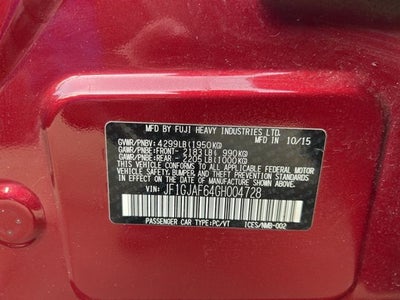 2016 Subaru Impreza 2.0i Premium