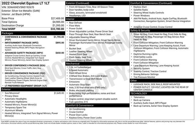 2022 Chevrolet Equinox LT