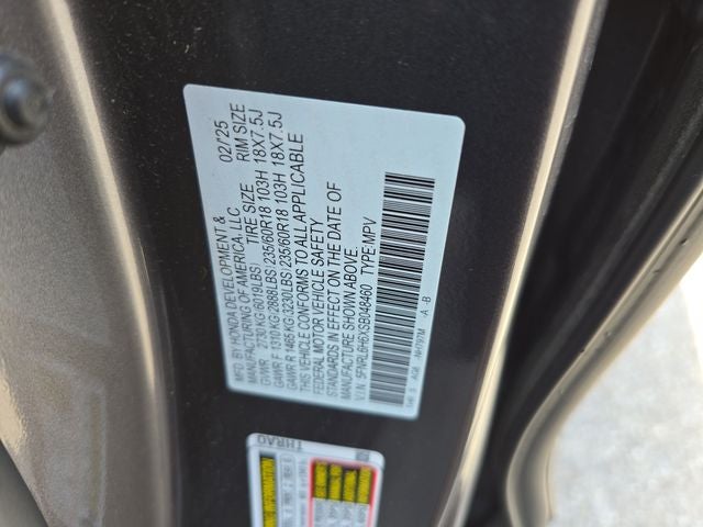 2025 Honda Odyssey EX-L