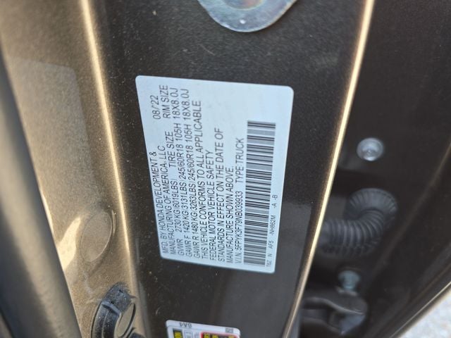 2022 Honda Ridgeline RTL-E