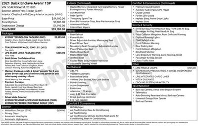 2021 Buick Enclave Avenir