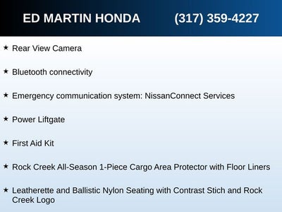 2025 Nissan Rogue Rock Creek