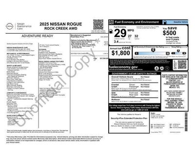 2025 Nissan Rogue Rock Creek
