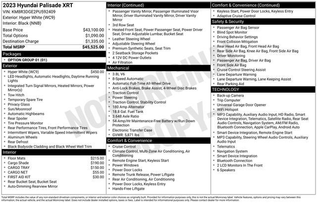 2023 Hyundai Palisade XRT