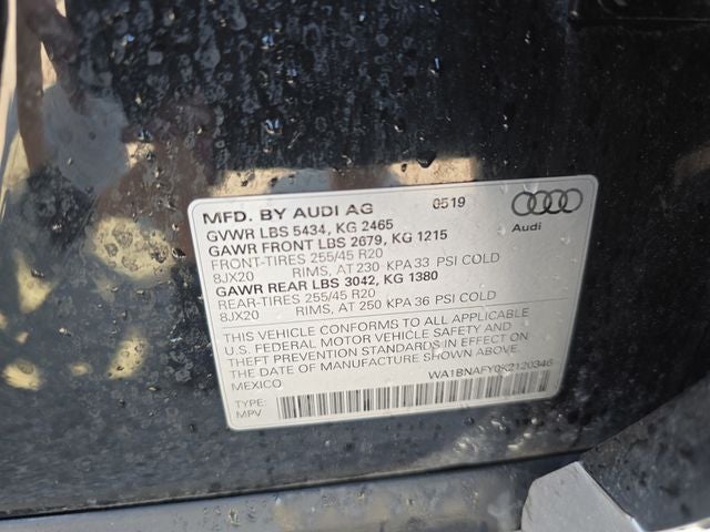2019 Audi Q5 2.0T Premium Plus quattro