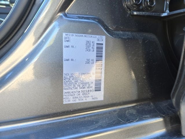 2025 Nissan Altima 2.5 SR