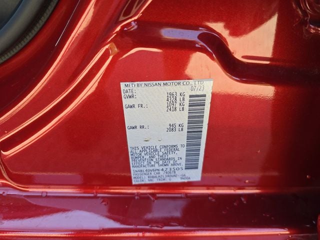2023 Nissan Altima 2.5 SV PREMIUM