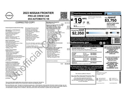 2023 Nissan Frontier PRO-4X