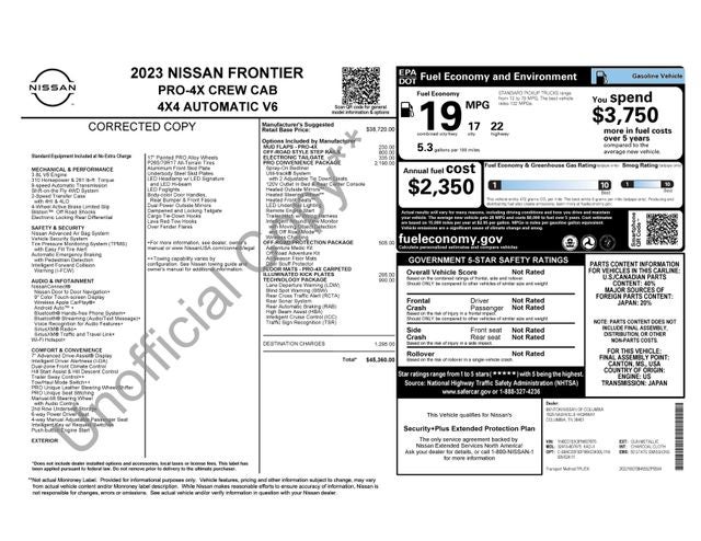 2023 Nissan Frontier PRO-4X