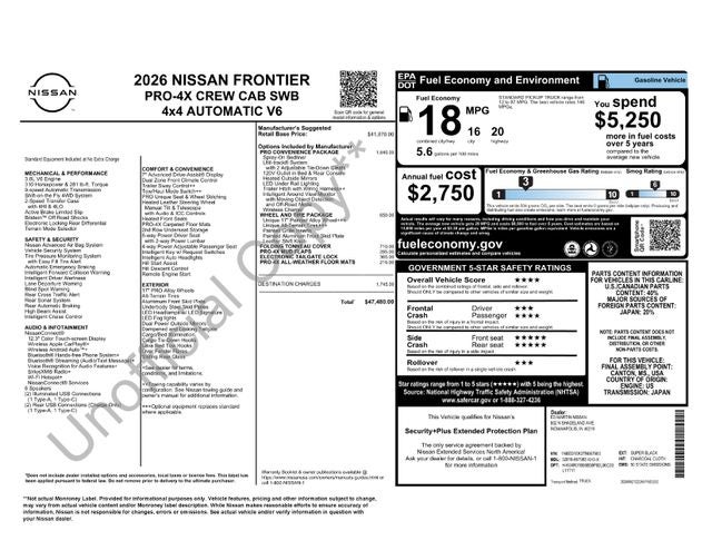 2026 Nissan Frontier PRO-4X w/R Package ROUSH