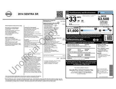 2014 Nissan Sentra SR PREMIUM