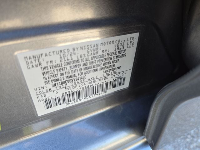 2025 Nissan Sentra SV