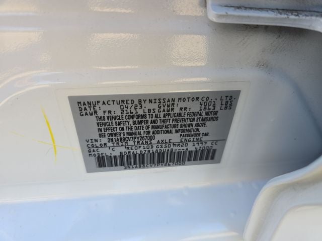2023 Nissan Sentra SV PREMIUM