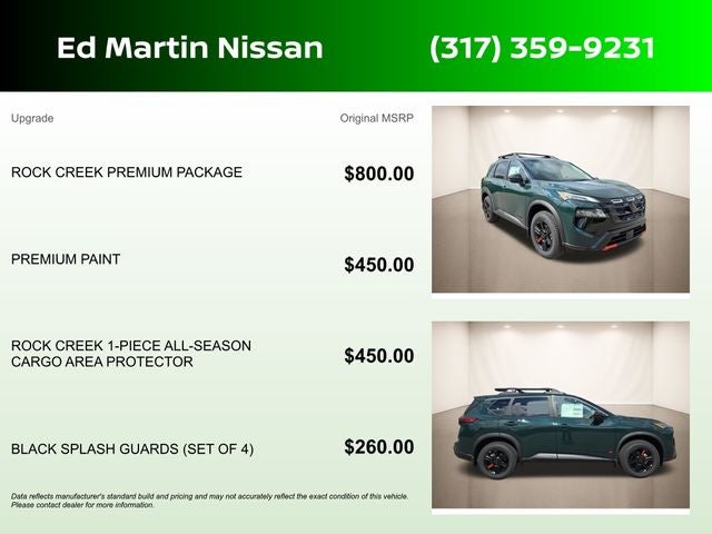 2026 Nissan Rogue Rock Creek