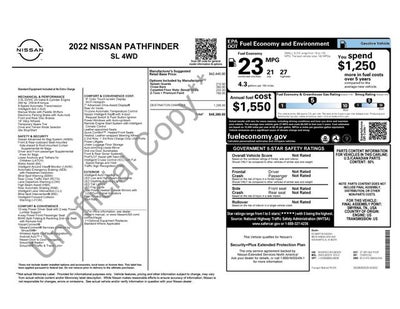 2022 Nissan Pathfinder SL