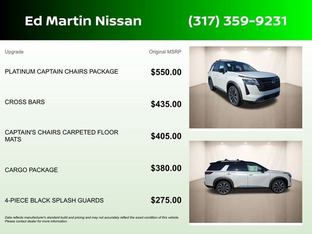 2026 Nissan Pathfinder Platinum