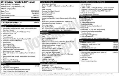 2016 Subaru Forester 2.5i Premium