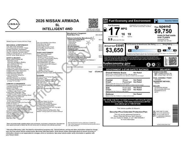 2026 Nissan Armada SL