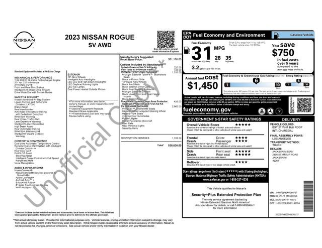 2023 Nissan Rogue SV PREMIUM/MIDNIGHT