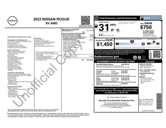 2023 Nissan Rogue SV PREMIUM