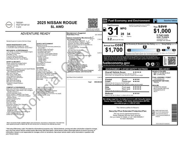 2025 Nissan Rogue SL