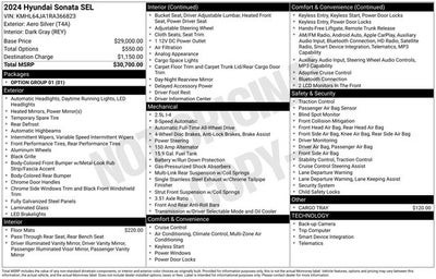 2024 Hyundai Sonata SEL