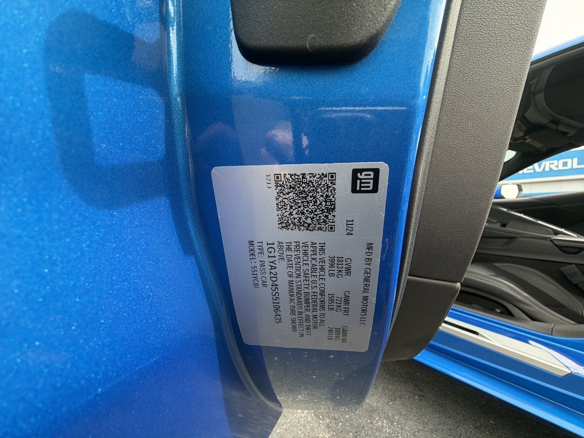 2025 Chevrolet Corvette 1LT