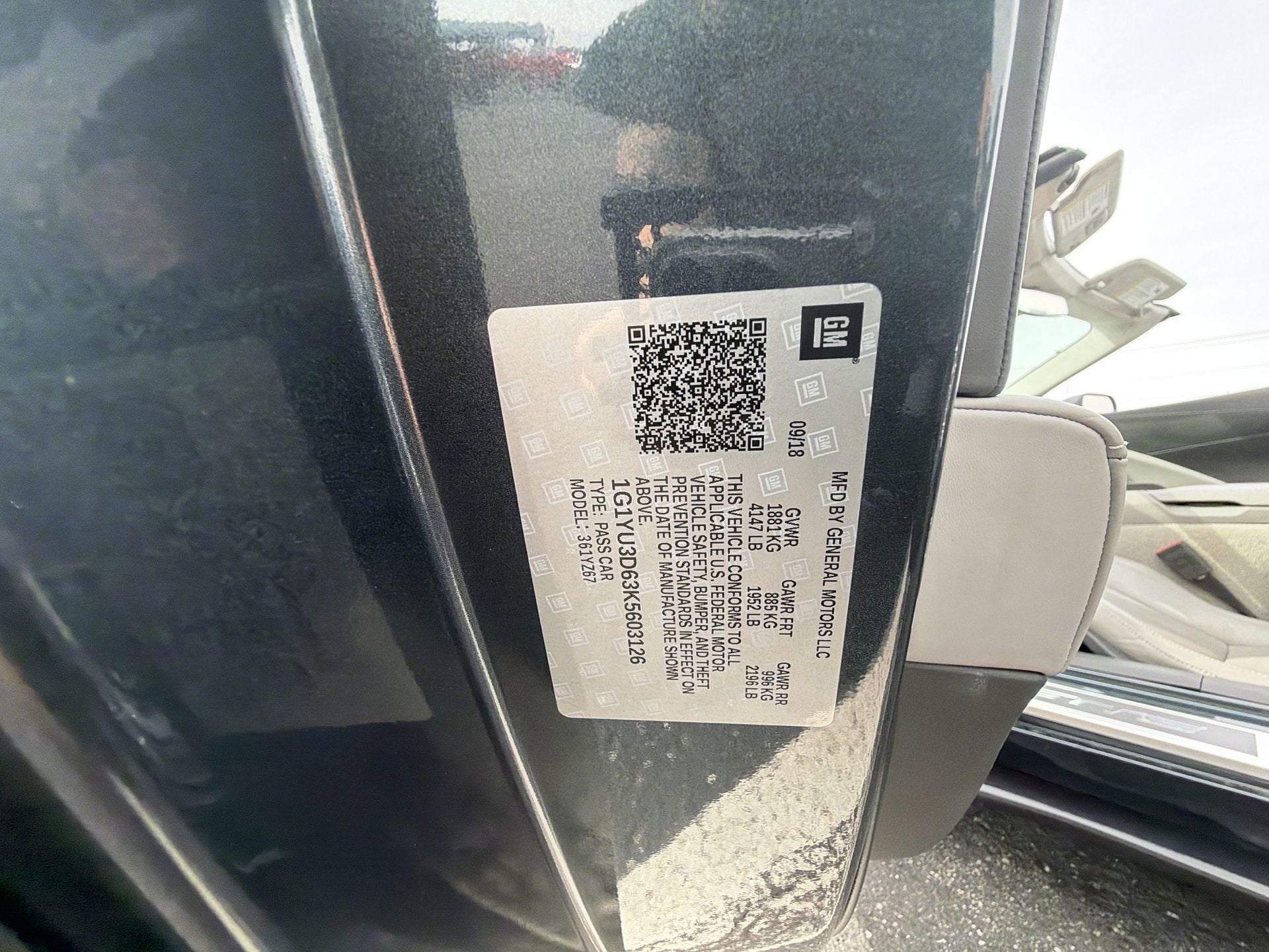 2019 Chevrolet Corvette Z06 3LZ