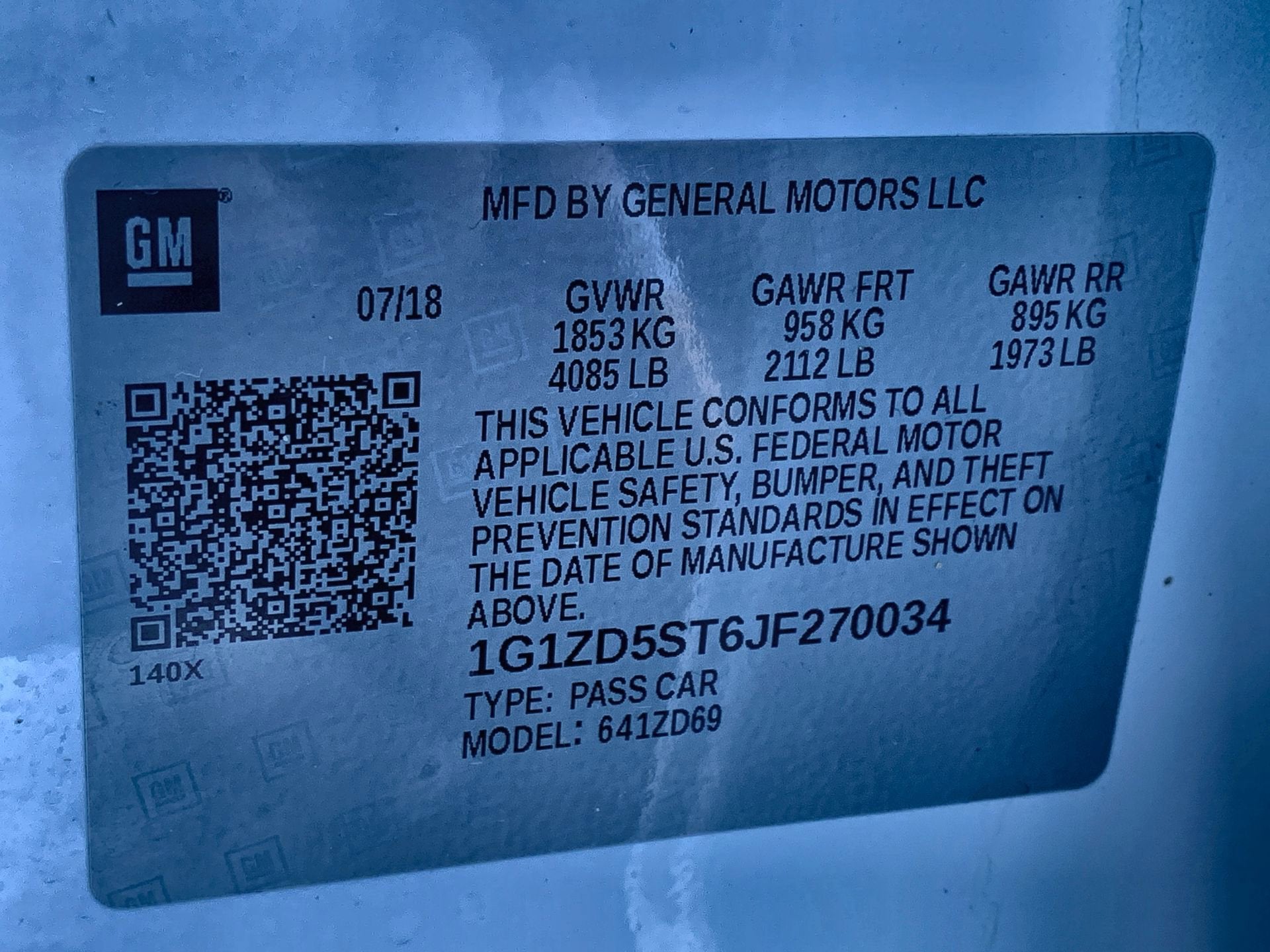 2018 Chevrolet Malibu LT