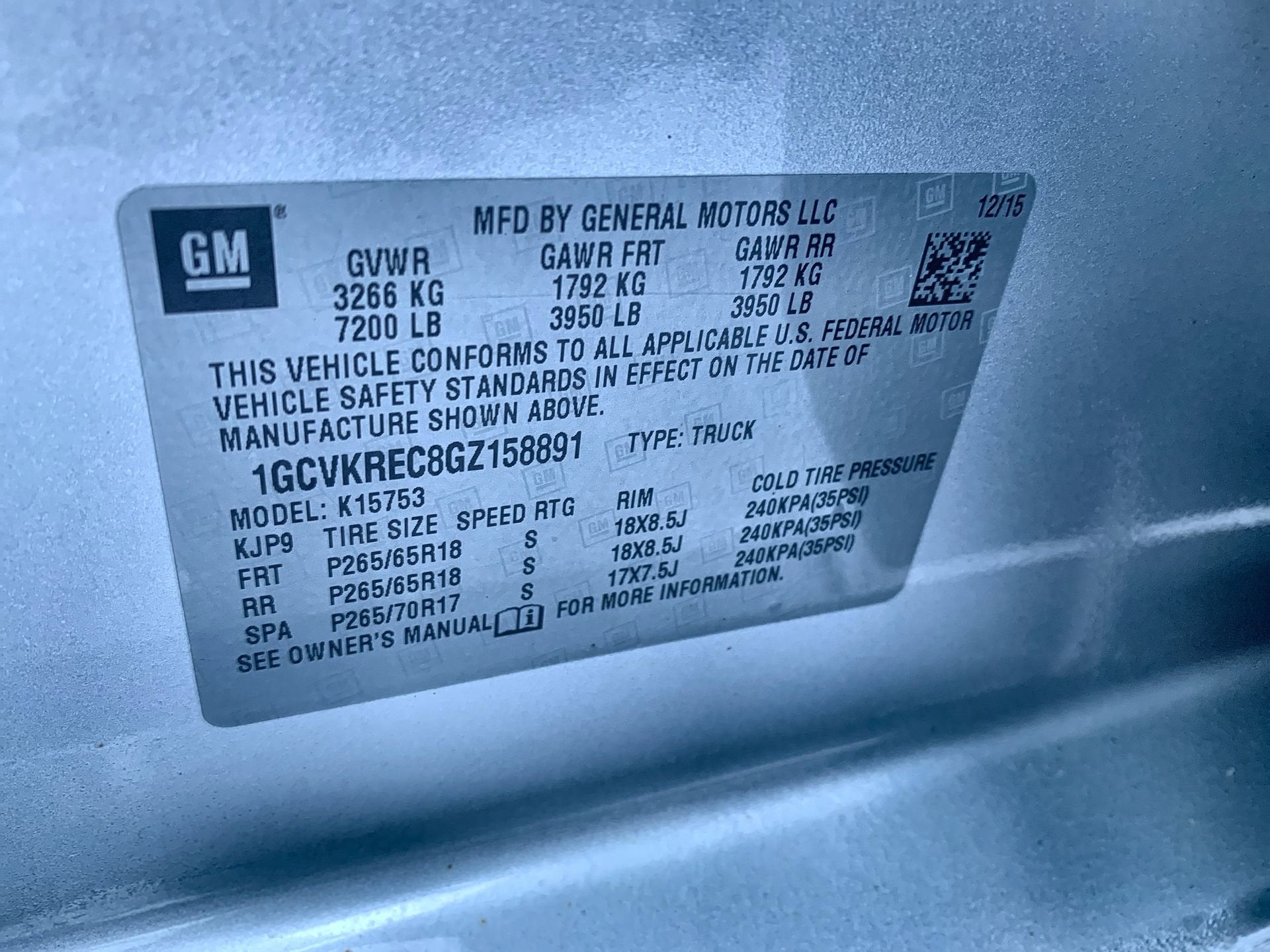 2016 Chevrolet Silverado 1500 LT