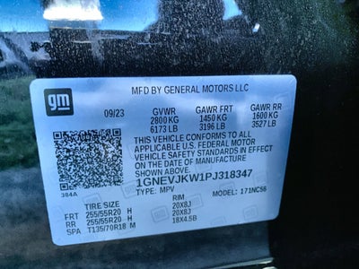 2023 Chevrolet Traverse RS