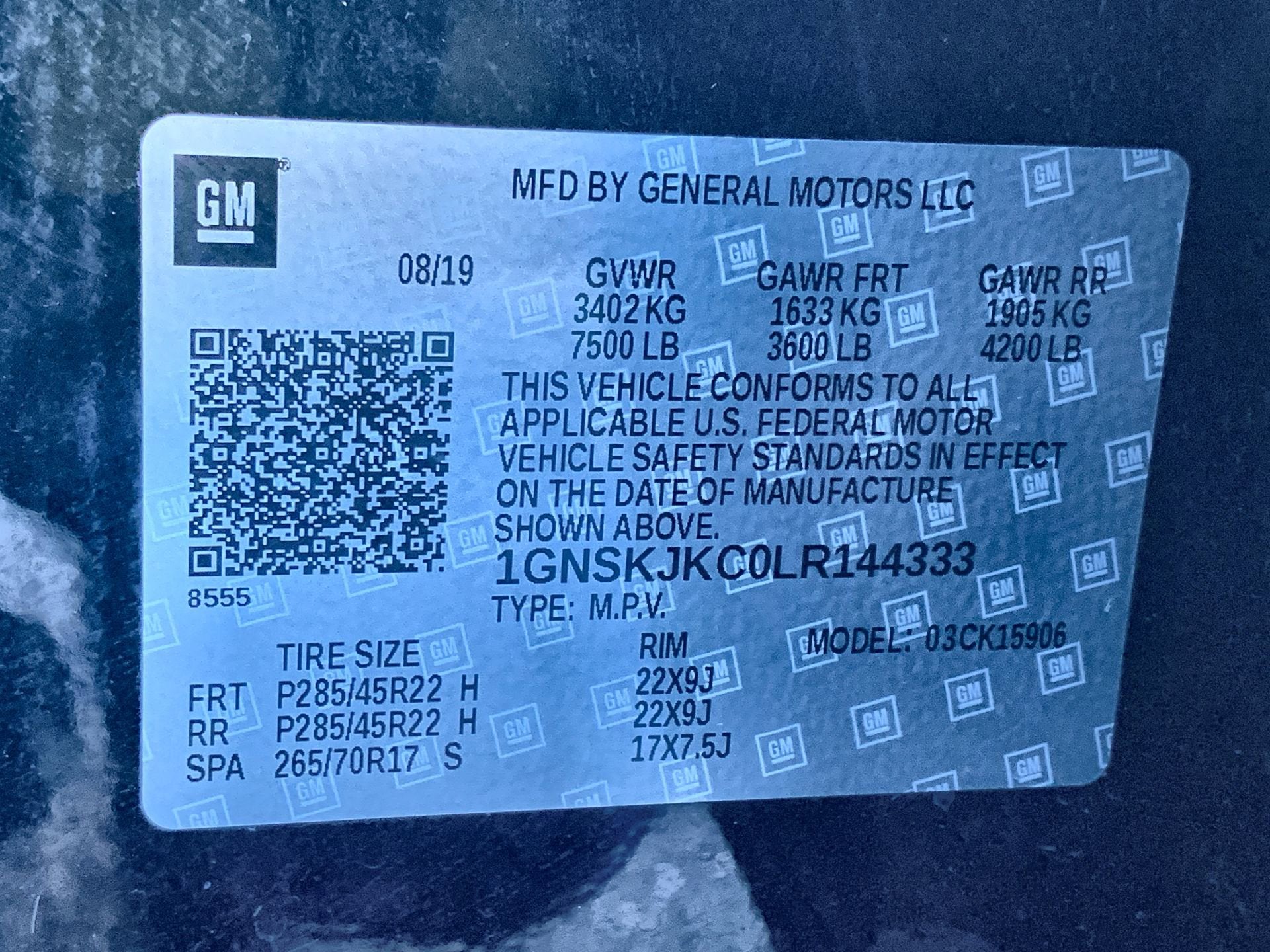 2020 Chevrolet Suburban Premier