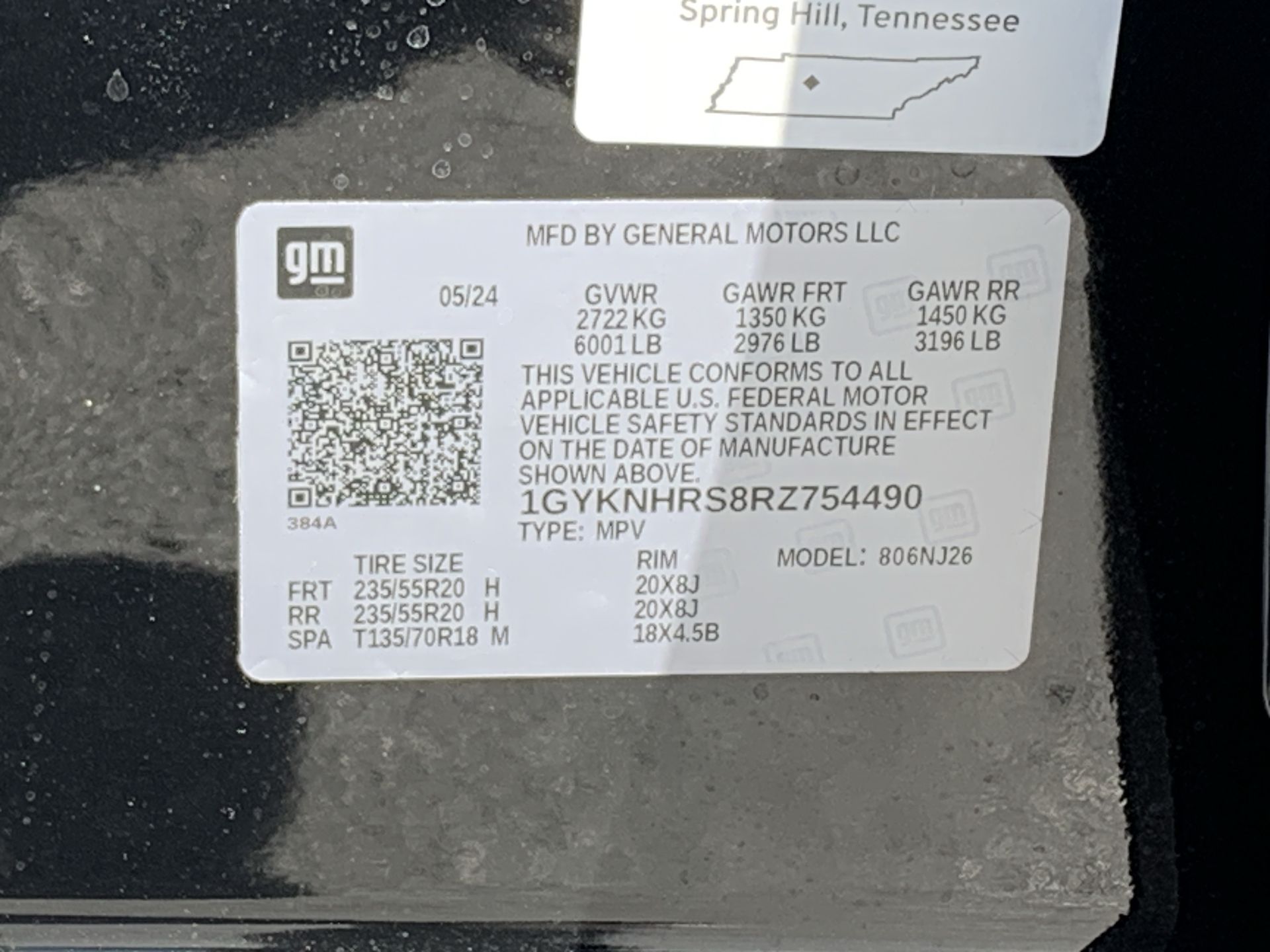 2024 Cadillac XT5 4DR AWD SPORT