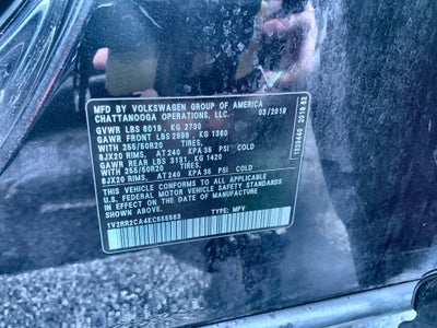 2019 Volkswagen Atlas 3.6L V6 SEL R-Line